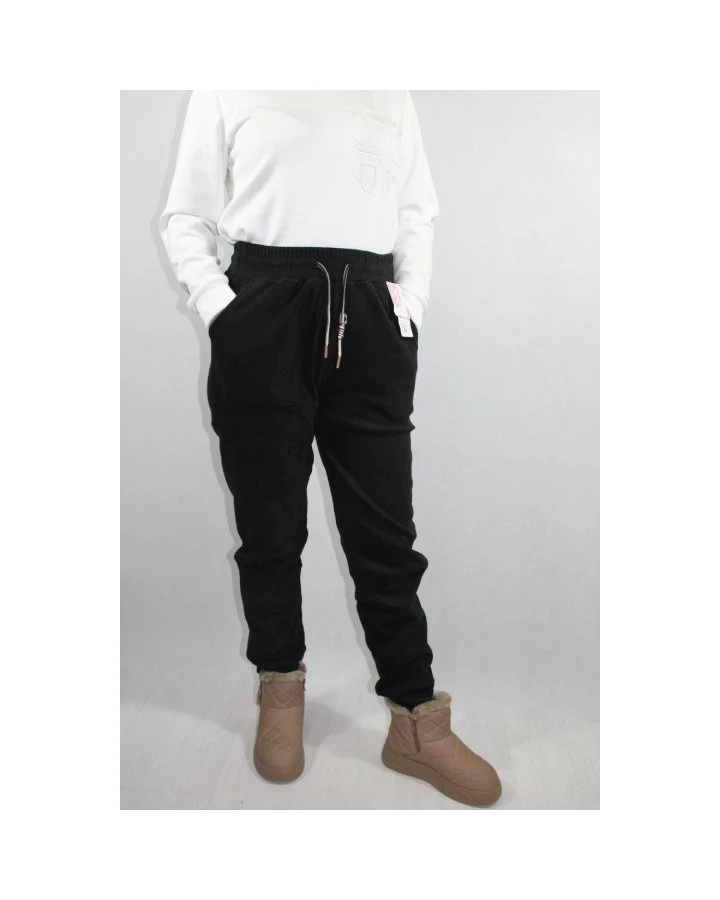 Dresowe spodnie damskie welur