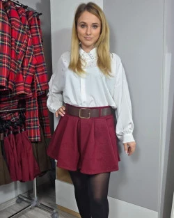 Spódniczko - spodenki z paskiem