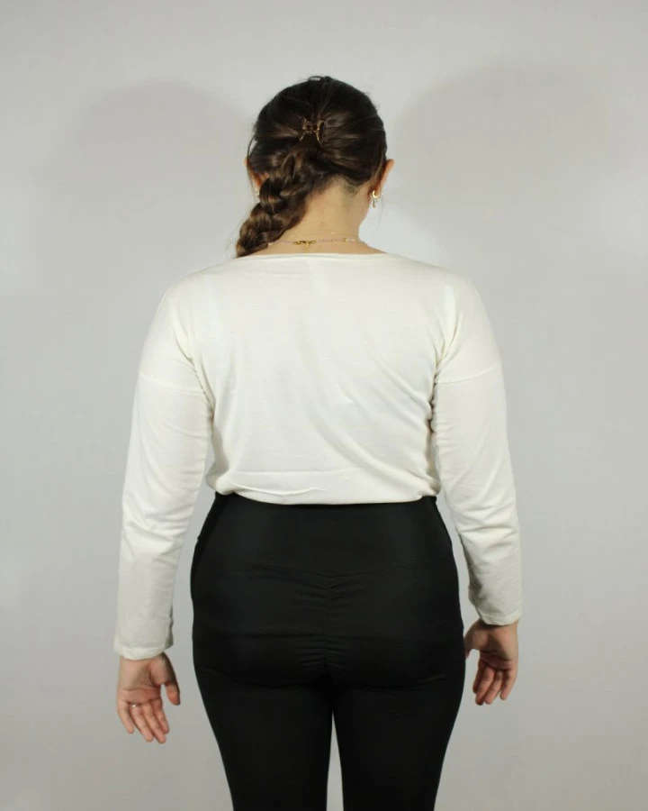 Stylowa bluzka PARIS  ze złotym nadrukiem – modna bluzka damska | IdeaFashion