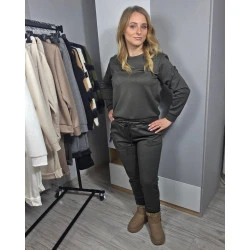 Komplet masełko z wytłoczonym love