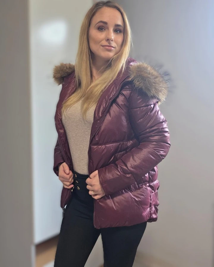 Kurtka pikowana -sezon jesień/zima.