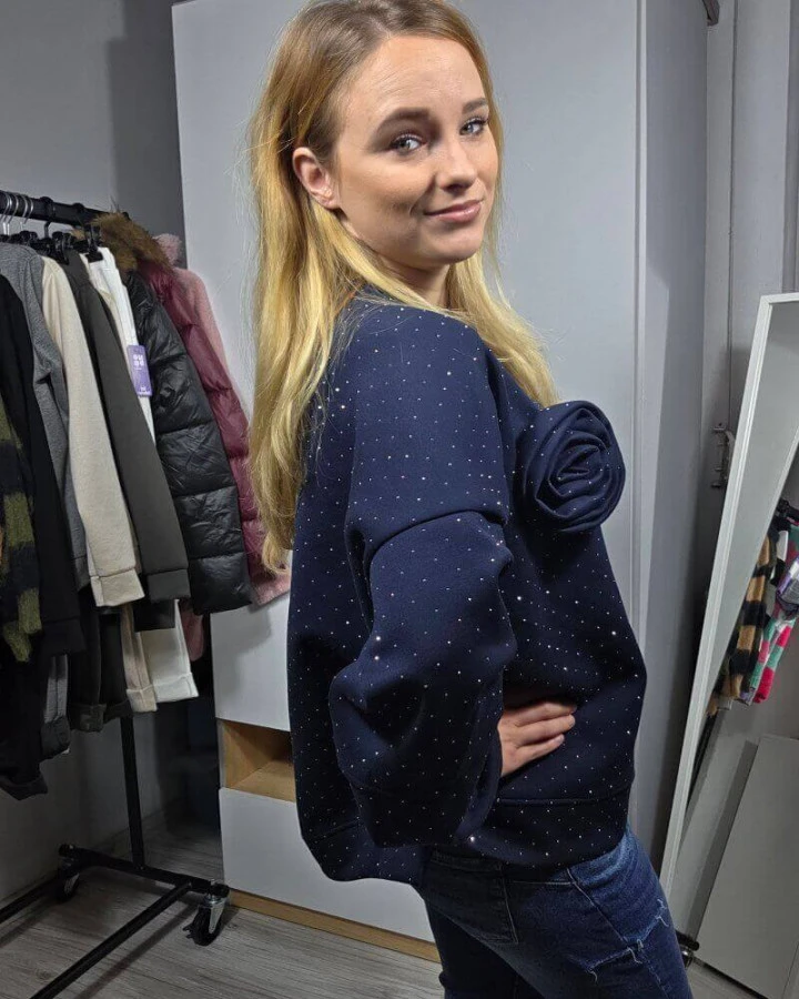 Bluza blink blink z różą