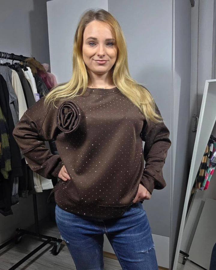 Bluza blink blink z różą