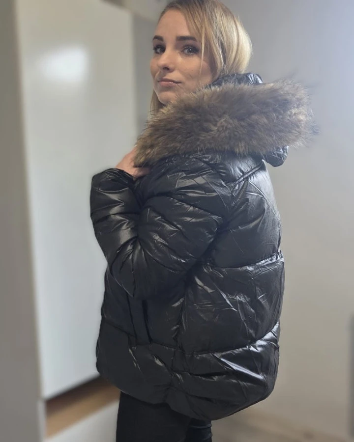 Kurtka pikowana -sezon jesień/zima.