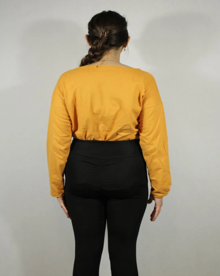 Stylowa bluzka PARIS  ze złotym nadrukiem – modna bluzka damska | IdeaFashion