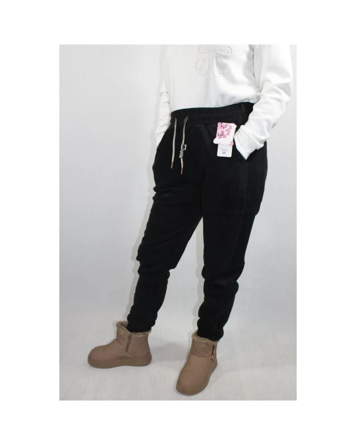 Dresowe spodnie damskie welur