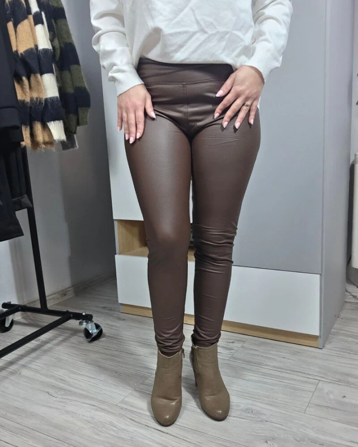 Legginsy z wysokim stanem - dopasowany krój i wygoda